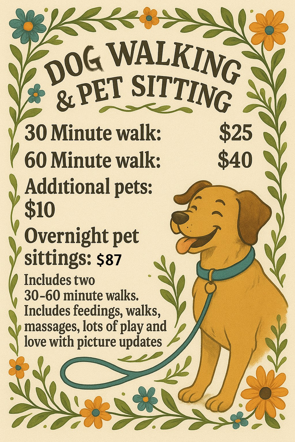 Service pricing